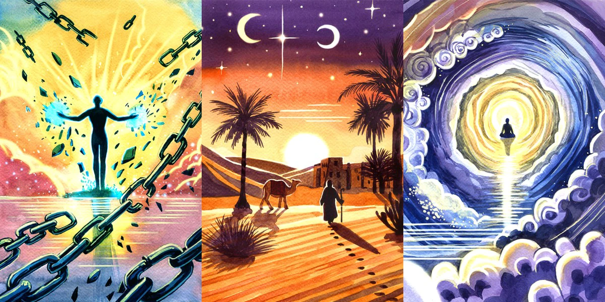 Four Divine Abidings Painting Collage