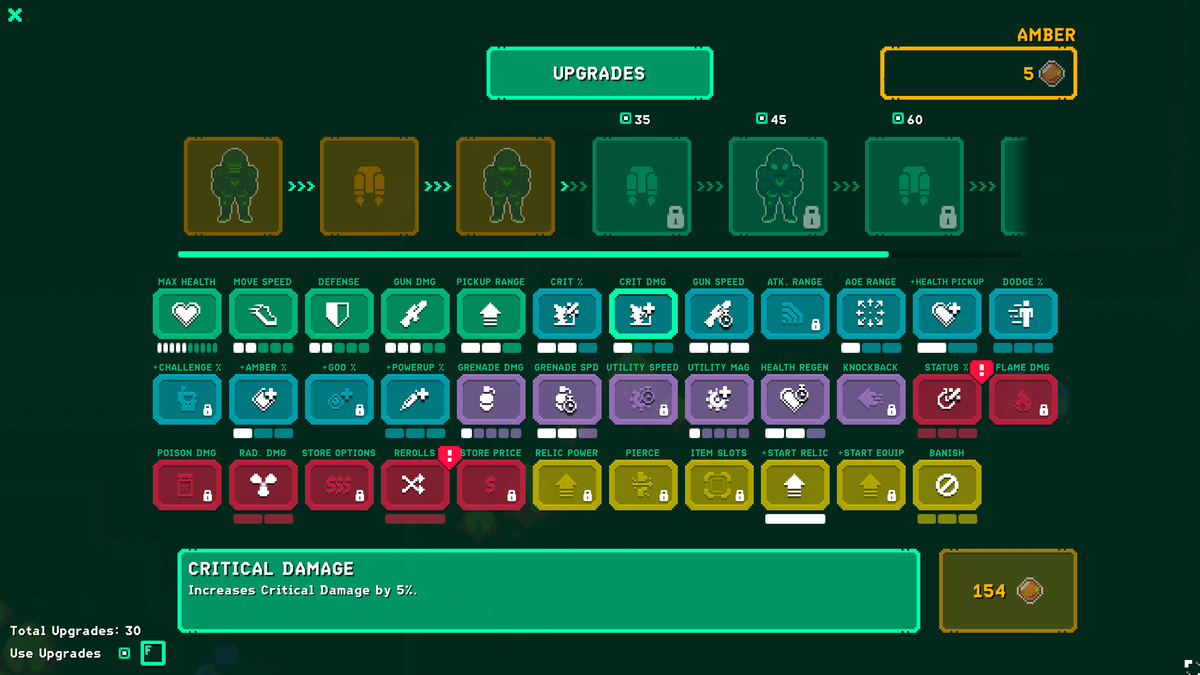 Upgrade Menu